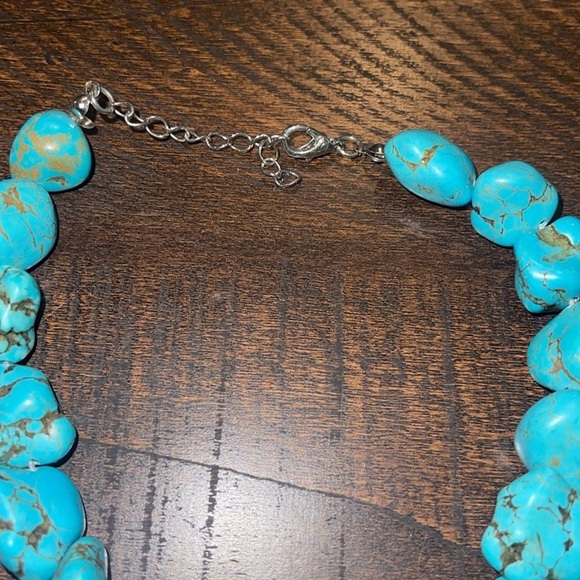 🍀 5/$25🍀 Gorgeous turquoise color necklace western - Picture 5 of 13